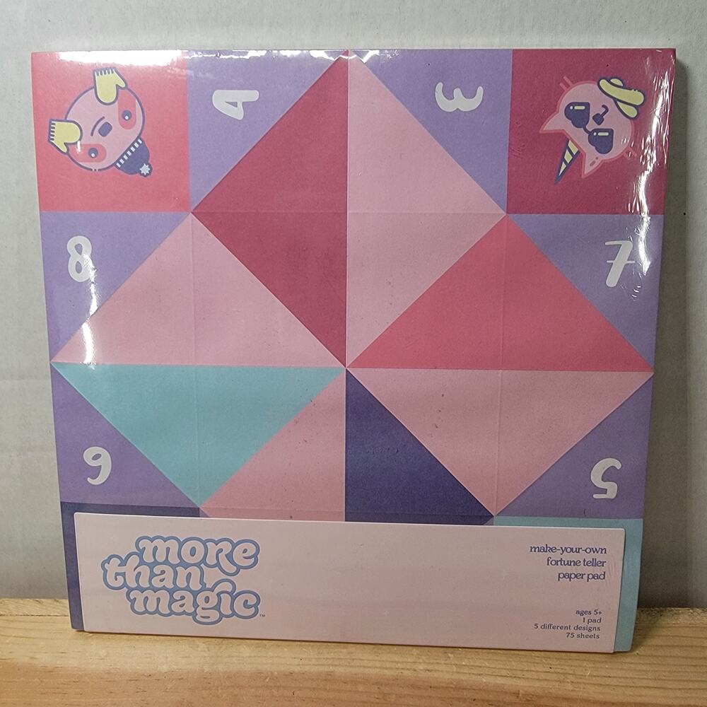 Make-Your-Own Fortune Teller Paper Pad by More Than Magic - NEW / SEALED